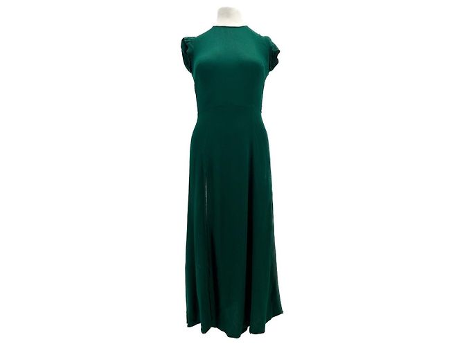 Reformation Vestidos de reforma T.US 0 Viscose Verde