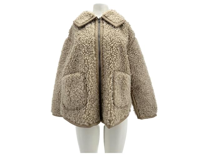 Autre Marque By malina jackets T.International XS Polyester Beige  ref.1600857