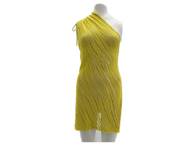 Autre Marque Camilla e Marc top T.International S Cotton Giallo