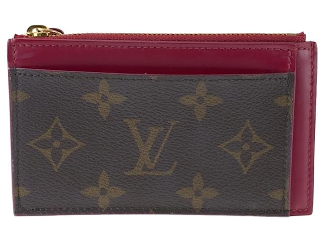 Louis Vuitton Monogram Card Holder M67889 Brown Cloth  ref.1602286