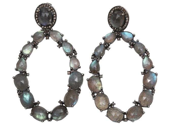 Autre Marque Pendientes BAVNA T. Metal Plata
