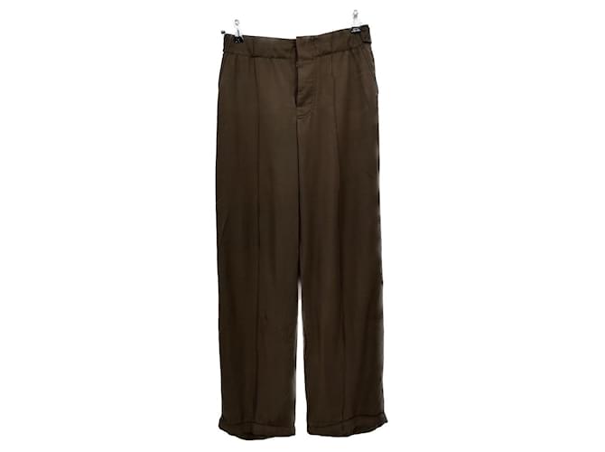 Autre Marque Serena Bute trousers T.US 8 Viscose Brown  ref.1603319