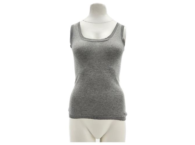 Max Mara Tops T.International S Seide Grau