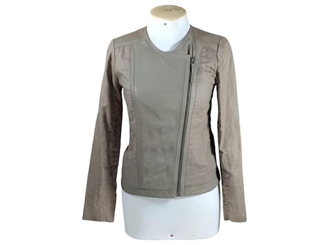 Autre Marque Perfect Grey Cotton Lambskin  ref.1603817