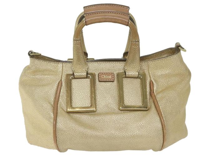 Chloé Borsa Chloe Ethel D'oro Metallico Pelle