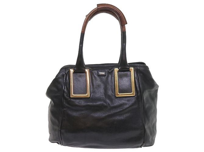 Chloé Borsa Chloe Ethel Nero Pelle