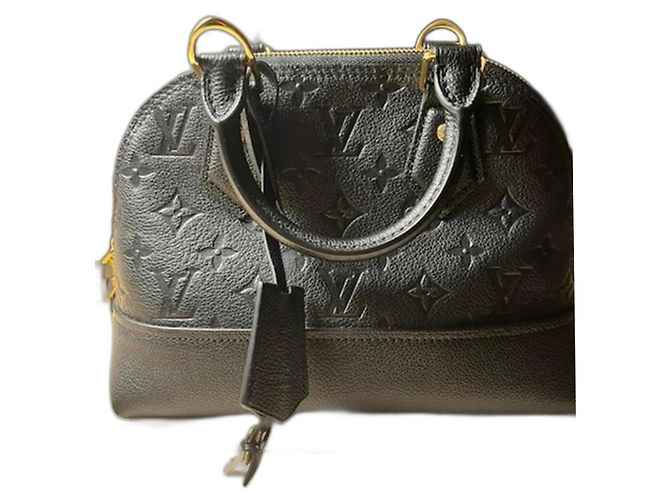 Louis Vuitton Neo Alma BB Handtasche schwarz Leder