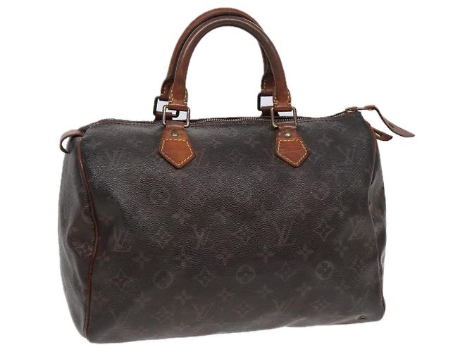 LOUIS VUITTON Sac à main Monogram Speedy 30 M41526 LV Auth 86570