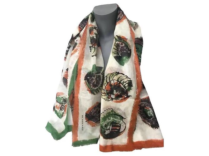 Stola in cotone BURBERRY LONDRA INGHILTERRA Multicolore