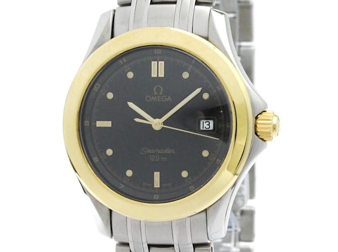 Omega Seamaster 18K Gold Steel Quartz Men's Watch  ref.1604570