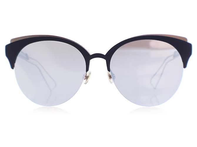 Dior Blue Diorama Club Mirrored Sunglasses