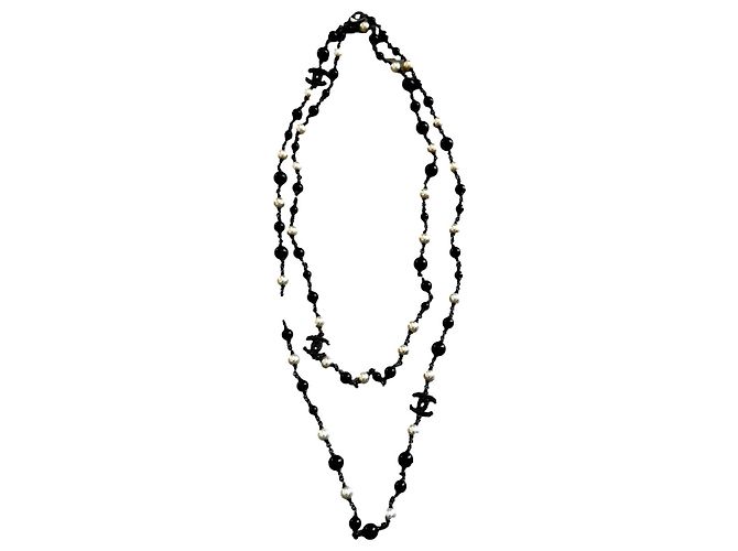 Sautoir Chanel 2011 Nero Acciaio