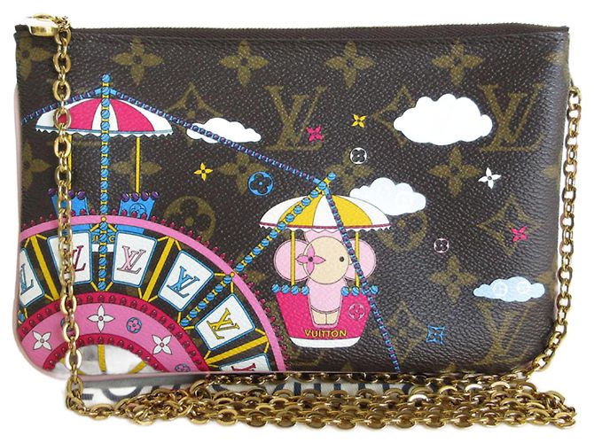 Pochette Vivienne Monogram Louis Vuitton Marron Multicolore Monogramme