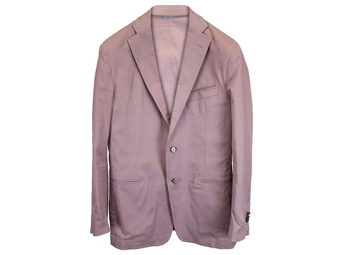 Blazer esportivo Versace Collection em algodão rosa