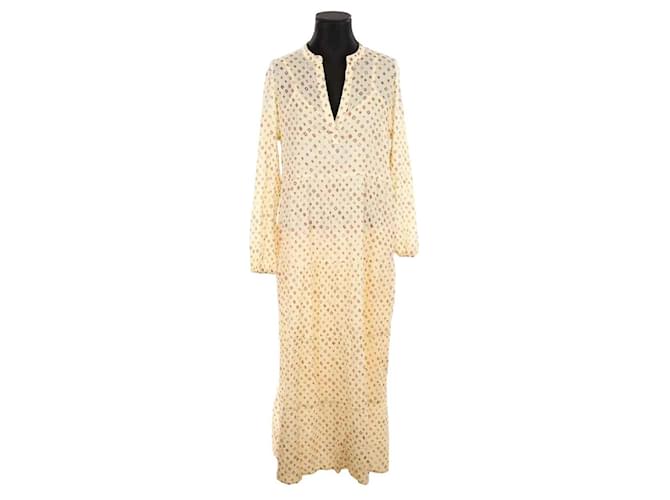 Autre Marque Yellow dress Viscose  ref.1607609