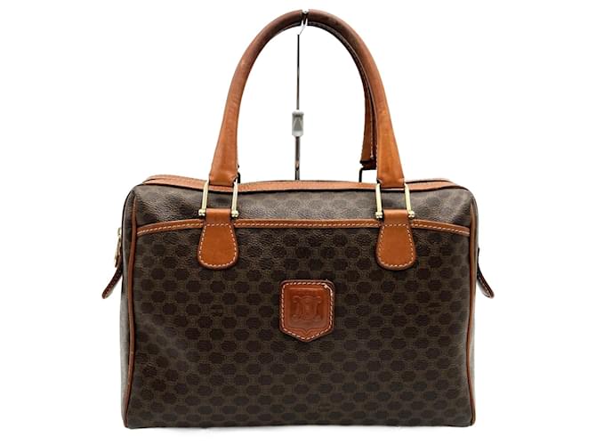 Celine Borsa Boston in pelle marrone Celine Plastica ref.1607662 Joli Closet