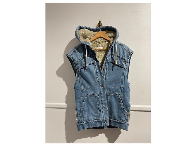 ISABEL MARANT ETOILE Chaquetas T.FR 36 Algodón Azul