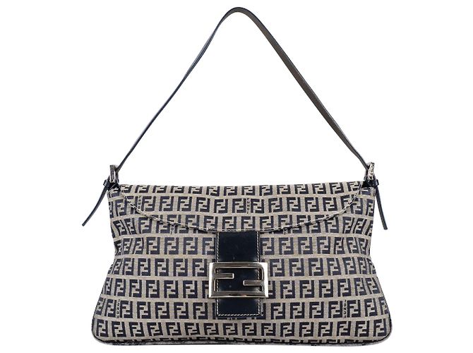 Borse FENDI T. Tessuto Blu