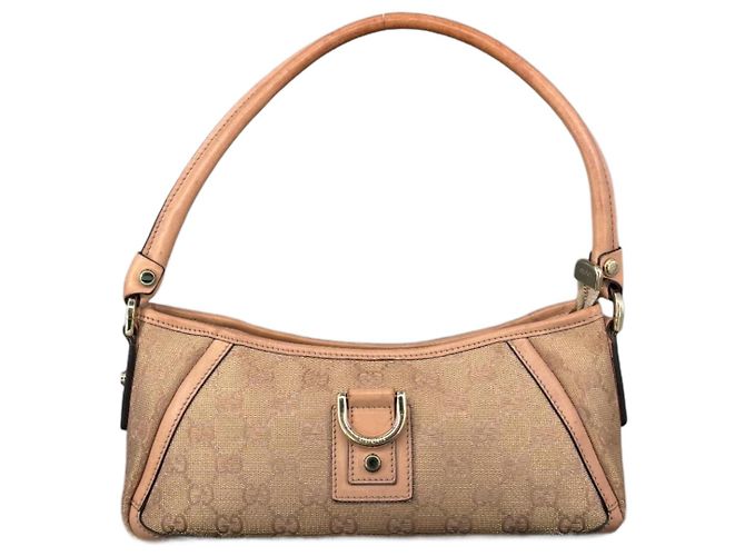 Borsa Gucci beige in cotone