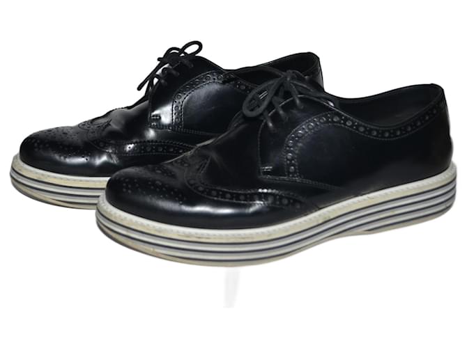 Church's derby Black Leather  ref.1609658