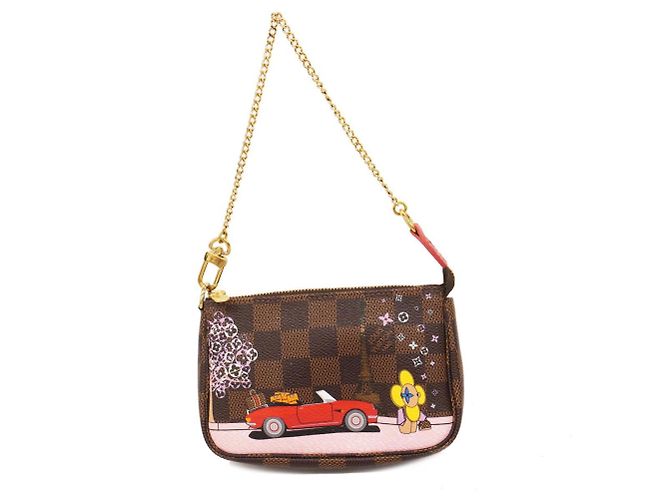 Pochette Accesorios Damier Vivienne de Louis Vuitton Damier ebene