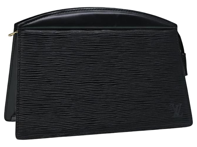 LOUIS VUITTON Epi Trousse Crete Pouch Black M48402 LV Auth 87381 Leather  ref.1610021