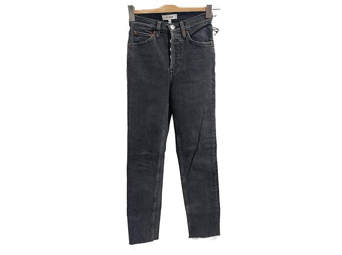 Jeans RE/DONE T.US 23 Algodón Negro 