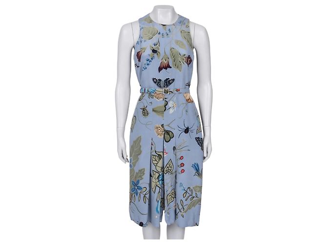 Abito Gucci in seta blu