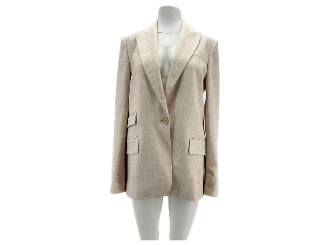 Stella Mc Cartney Stella McCartney Jacken T.FR 40 Viskose Beige