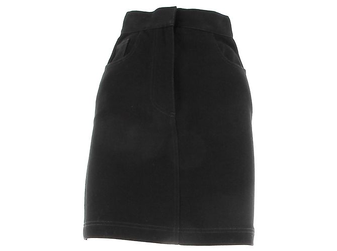 Gonne Fendi T.IT 34 Cotone Nero