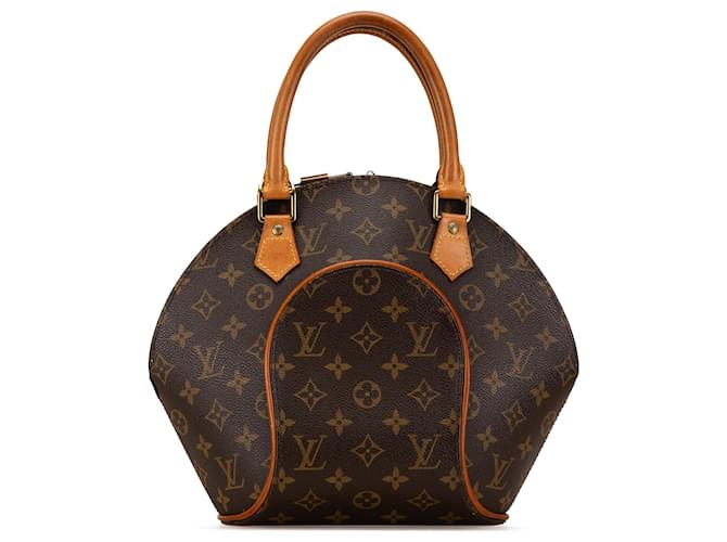 Louis Vuitton Brown Monogram Ellipse PM Leather Cloth  ref.1610823