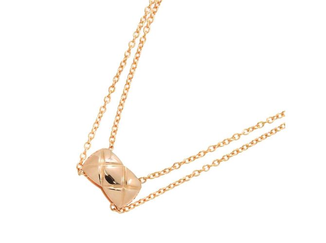 Collar Chanel Coco Crush en oro rosa