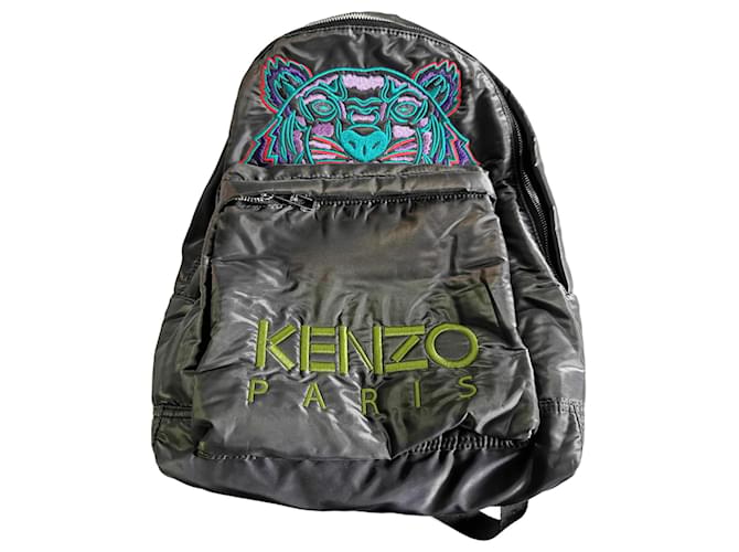 Kenzo Bags Briefcases Grey Nylon  ref.1612222