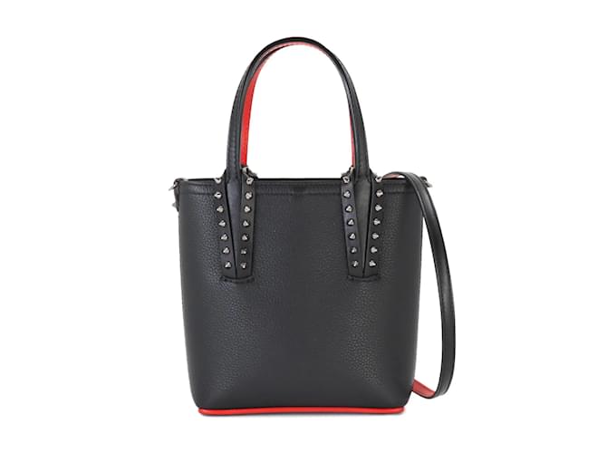 Christian Louboutin Cabata N S 2way Tote Shoulder Bag Black Leather ref.1612566 Joli Closet