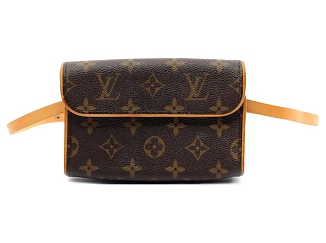 Braune Monogramm Pochette Florentine Louis Vuitton