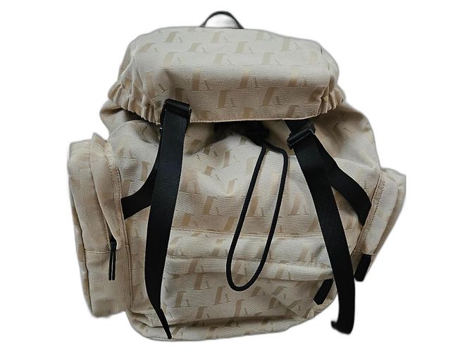Sac à dos Emporio Armani Crème en Polyester