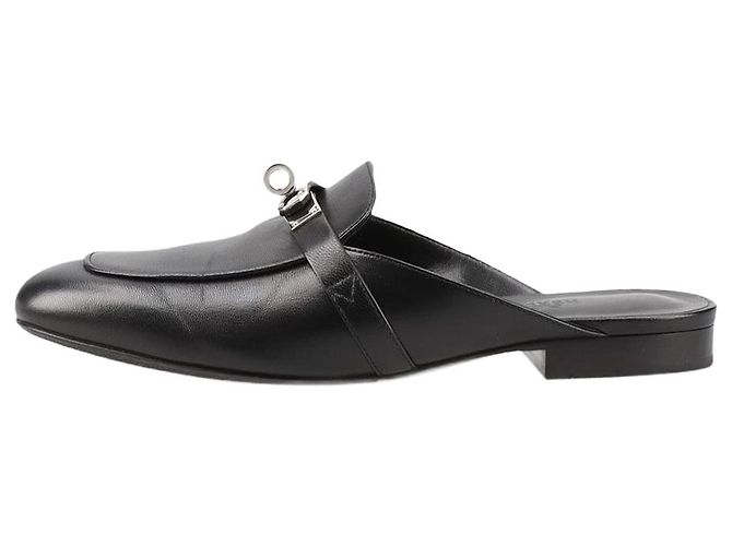Kelly Hermès Mules noires Oz - taille EU 36