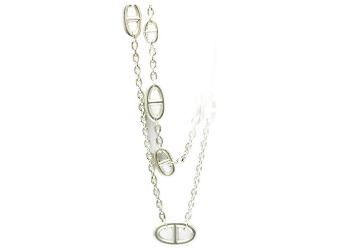 Chaîne d'ancre Hermès Collar de Péndulo Chaine d'Ancre en Plata 925 Hermes