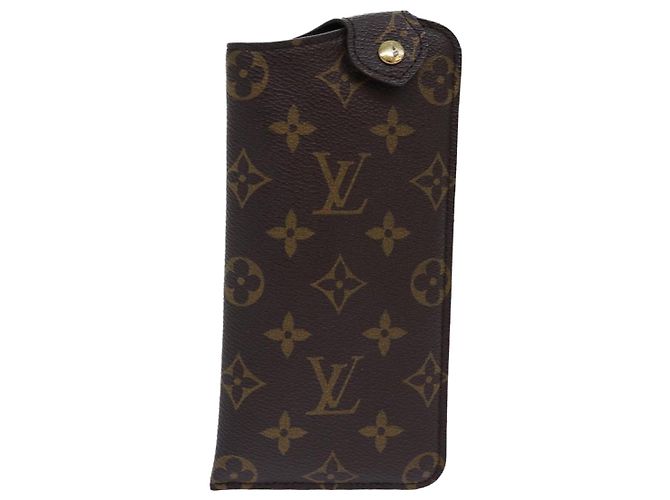 Custodia per occhiali Louis Vuitton Marrone