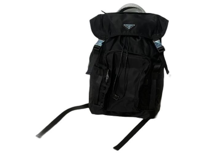 Prada Re-Nylon Backpack Black