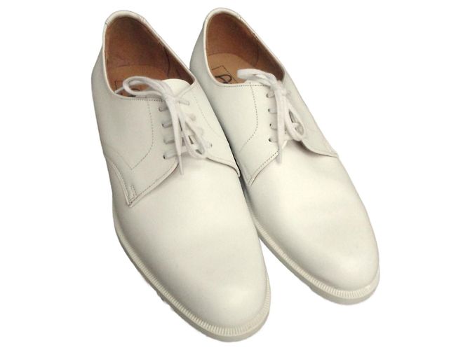 Autre Marque Derbies Argueyrolles in pelle bianca Bianco
