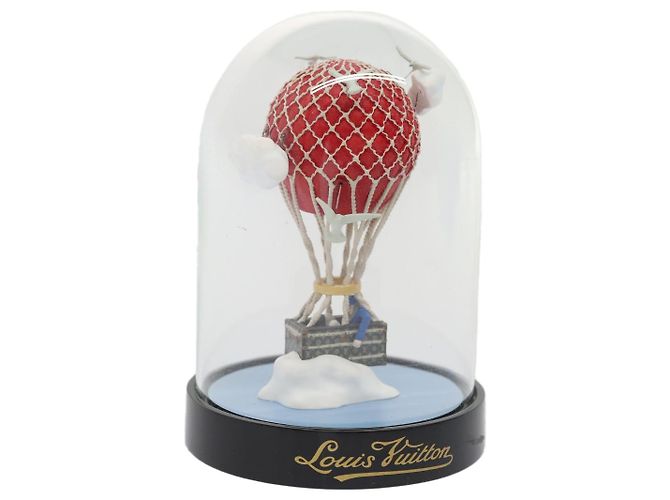 LOUIS VUITTON Snow Globe balloon VIP Only Clear Red LV Auth 86952