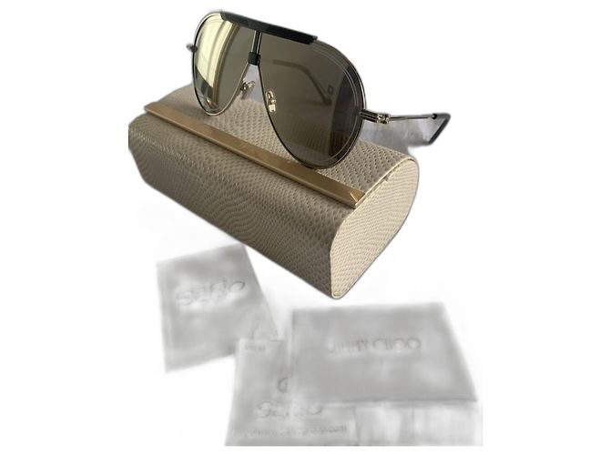 Gafas de sol Jimmy Choo Negras Efecto Espejo Negro Plata