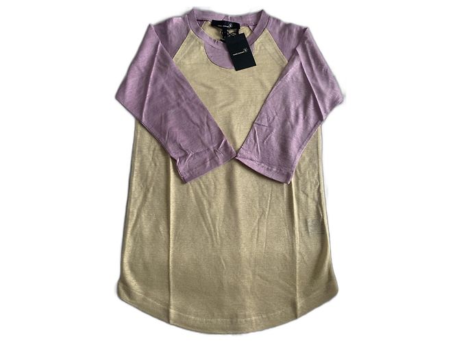 Top de linho Isabel Marant Bege e Lavanda