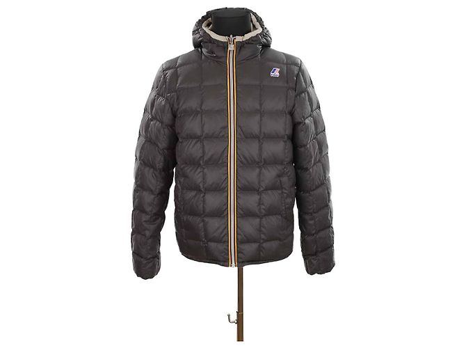 K-Way Reversible gray down jacket