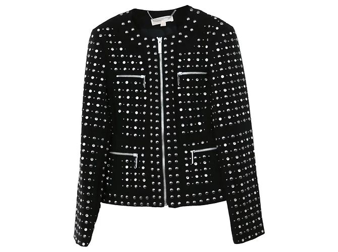 Giacca nera con cristalli Michael Kors Nero