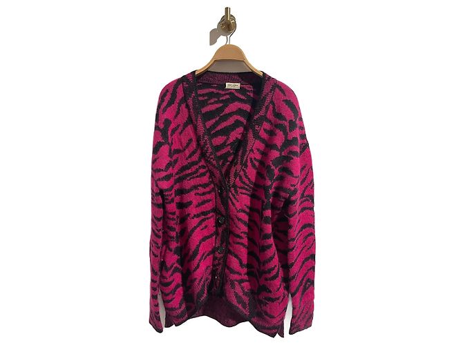 SAINT LAURENT Strickwaren T.International M Wolle Pink