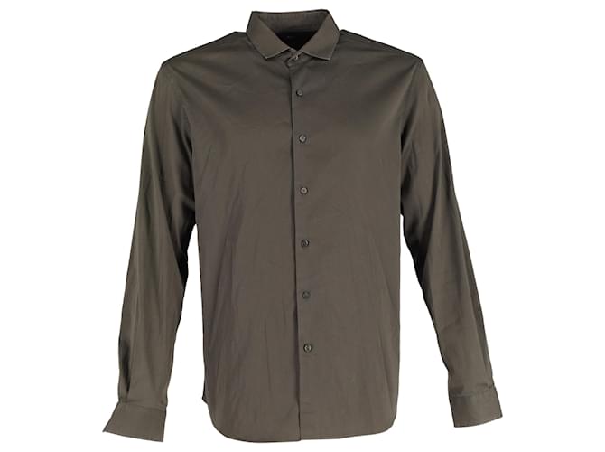 Ralph Lauren Shirt in Green Cotton Olive green  ref.1614725