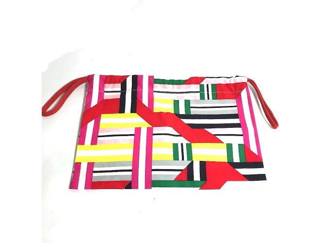 Pochette in seta Petit H di Hermès per donne multicolore