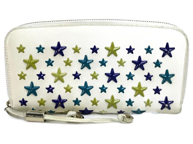 Jimmy Choo Round Long Wallet Multiple colors Eggshell